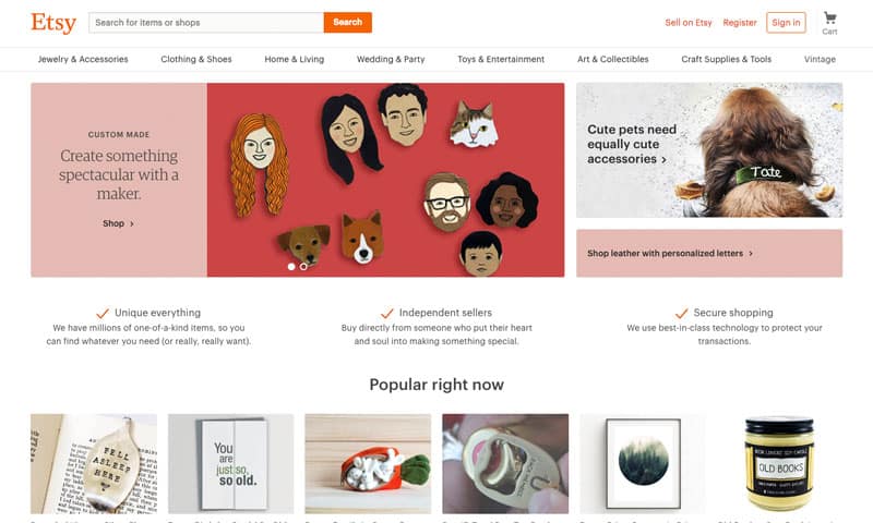 sell-handmade-goods-on-etsy Make money selling your creativity on Etsy